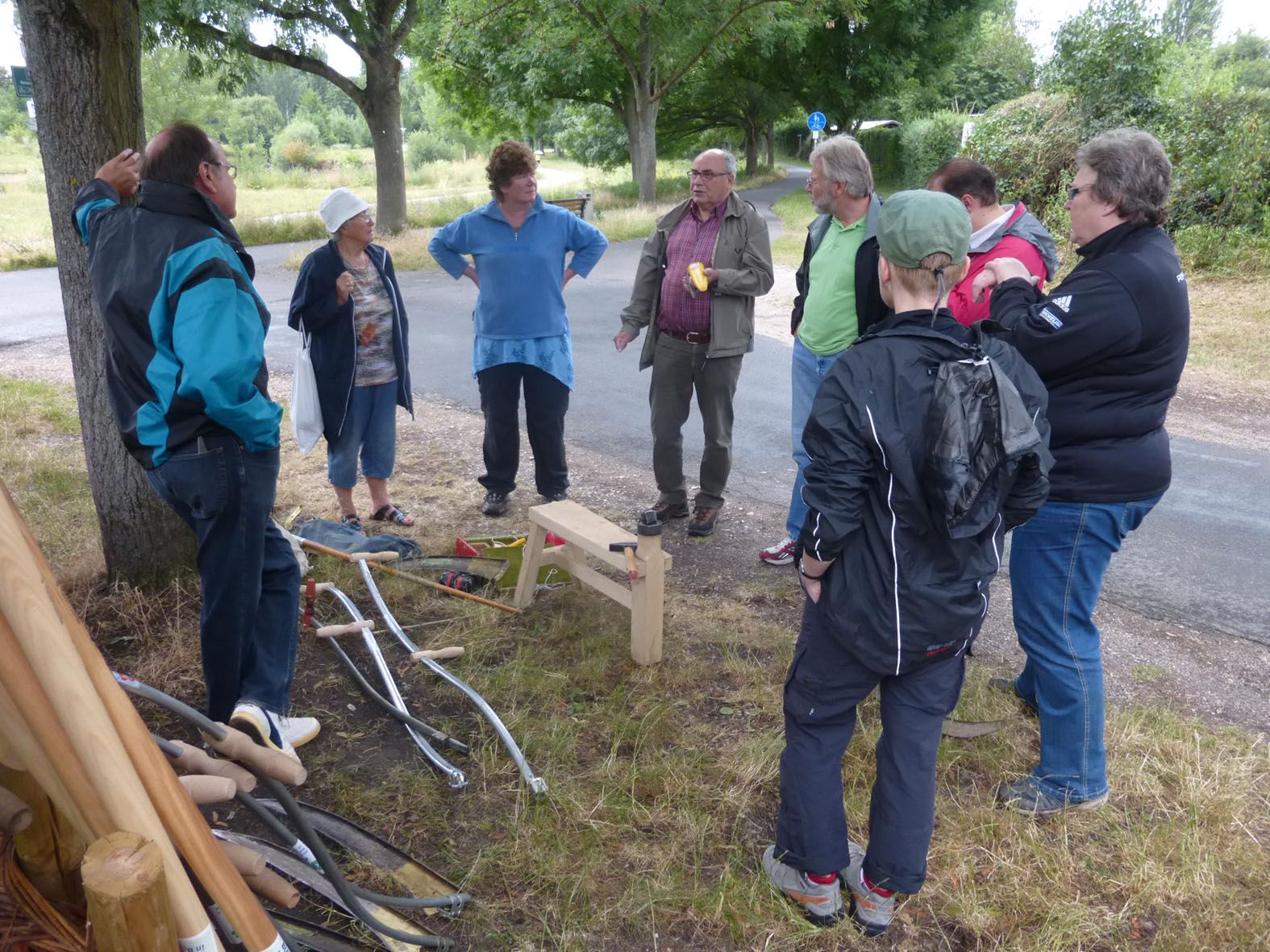 Sensen-Mähkurs am BN-Garten Sensen-Mähkurs am BN-Garten