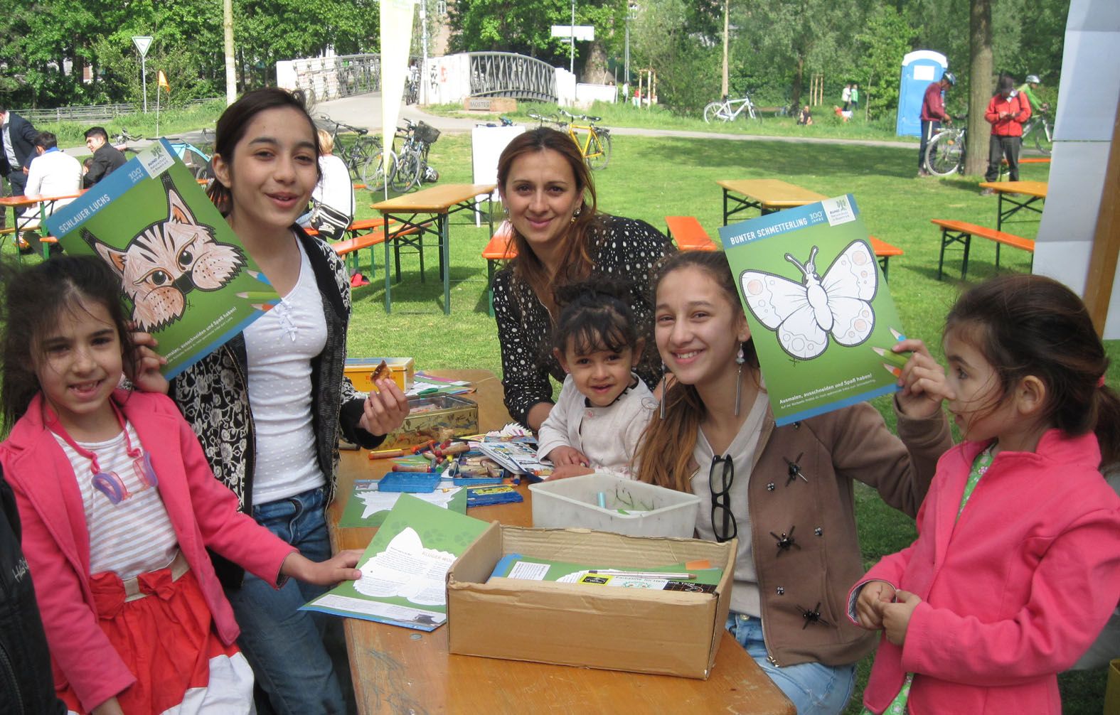 Beim Fürther Tag der Artenvielfalt am Badsteg Beim Fürther Tag der Artenvielfalt am Badsteg