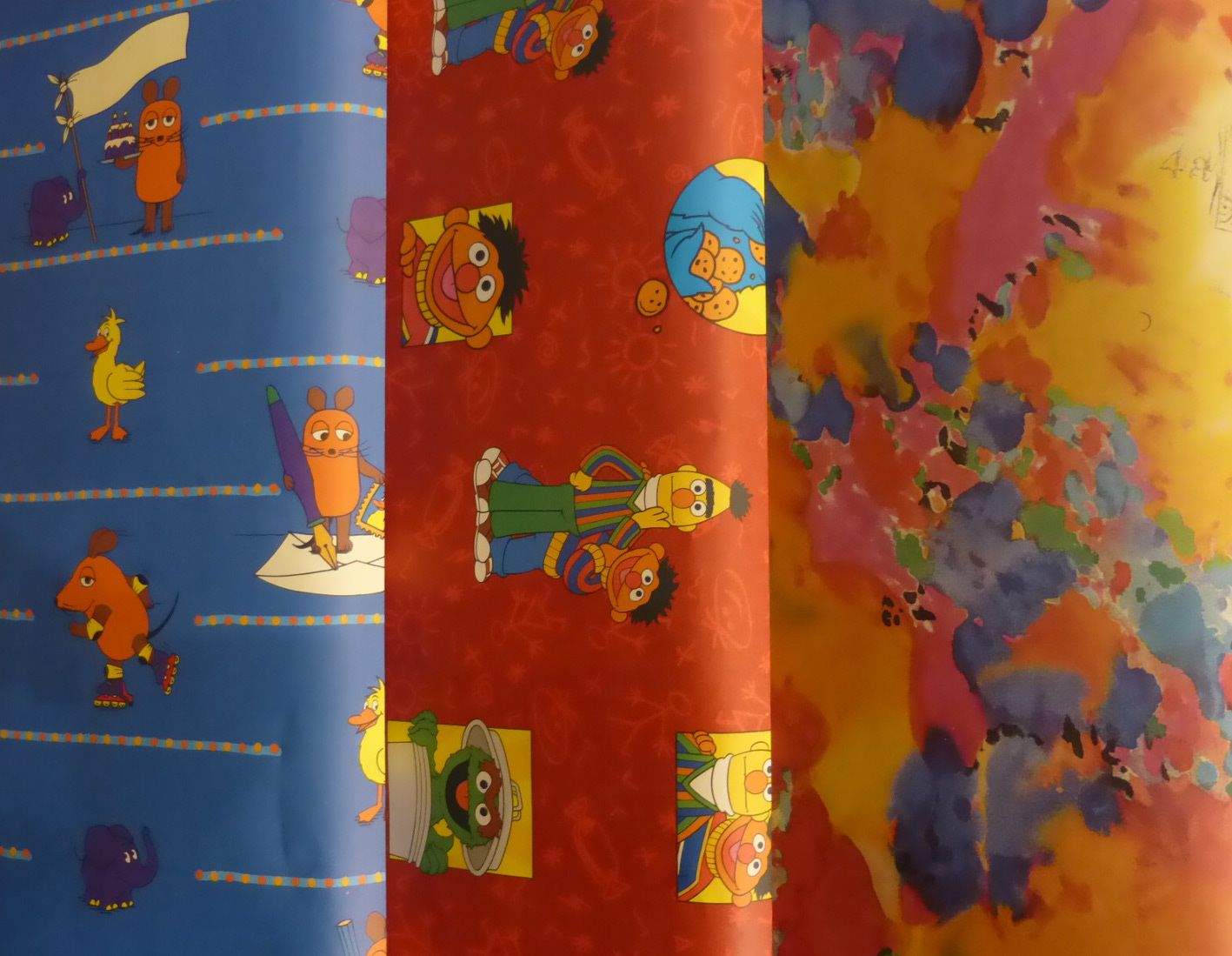 Geschenkpapier aus Recyclingpapier