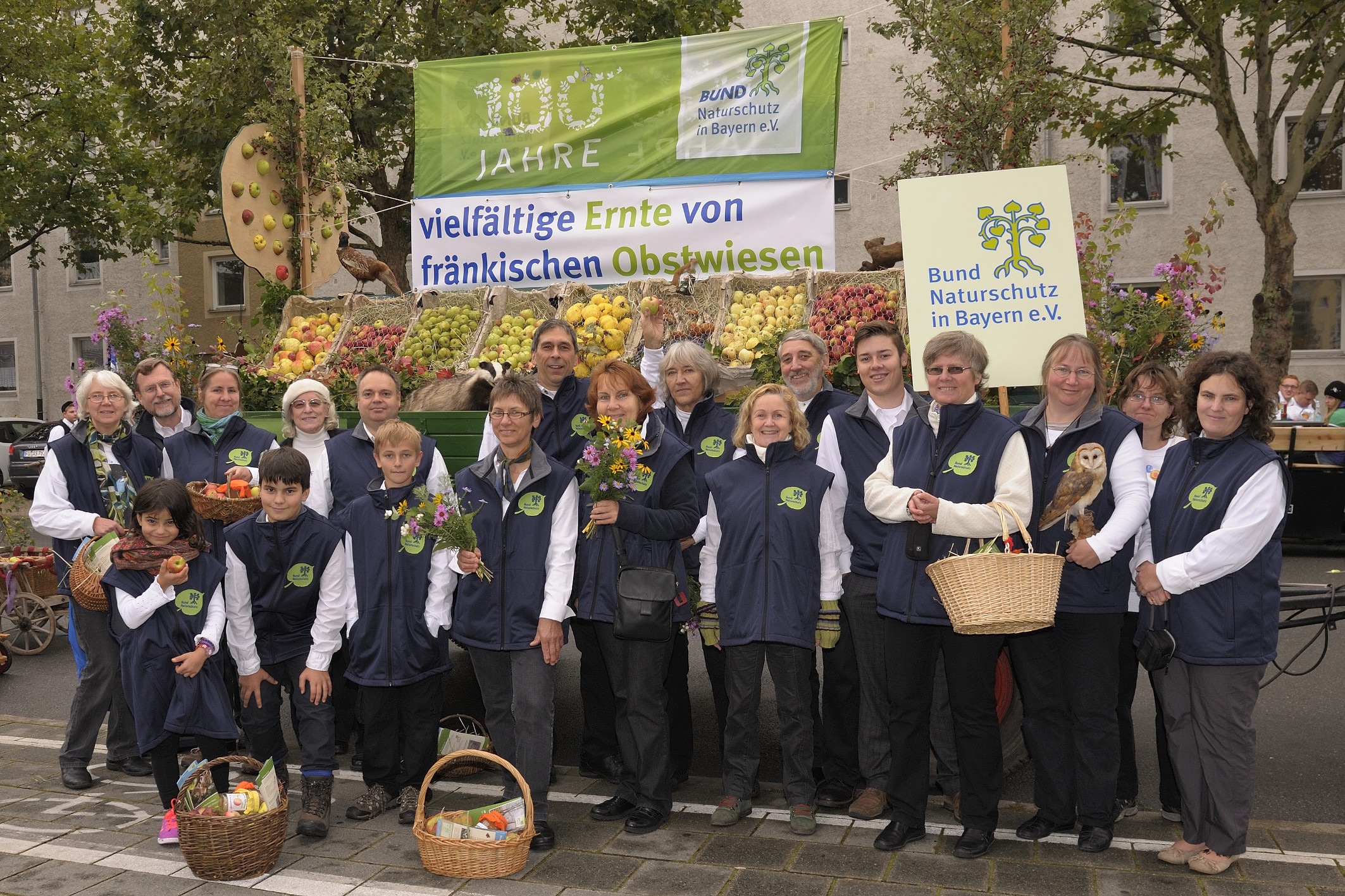 BN beim Erntedankfestzug 2013 Foto: Ulrich Knapp Fürth Kirchweihzug 2013