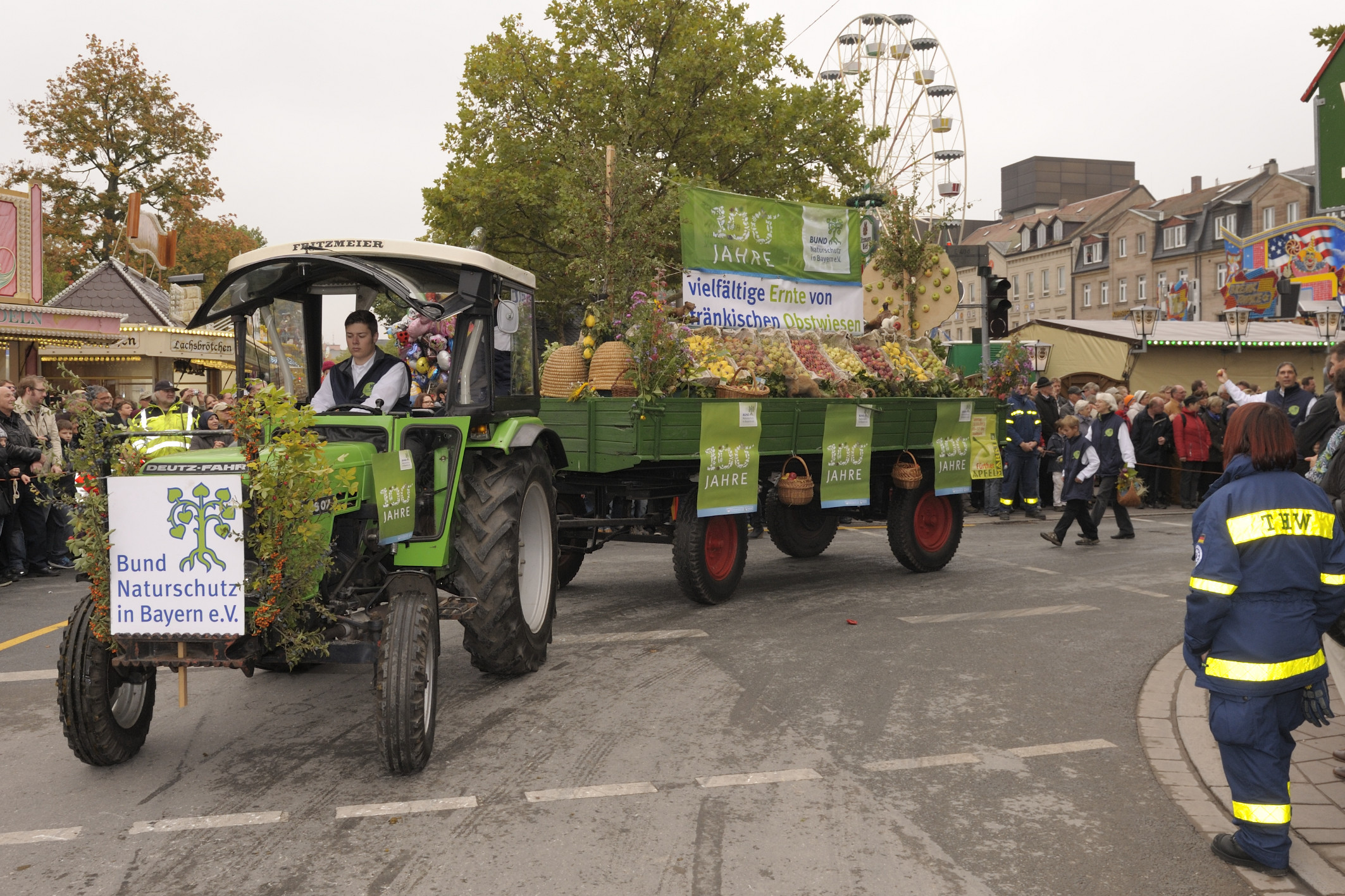 BN beim Erntedankfestzug 2013 Foto: Ulrich Knapp Fürth Kirchweihzug 2013