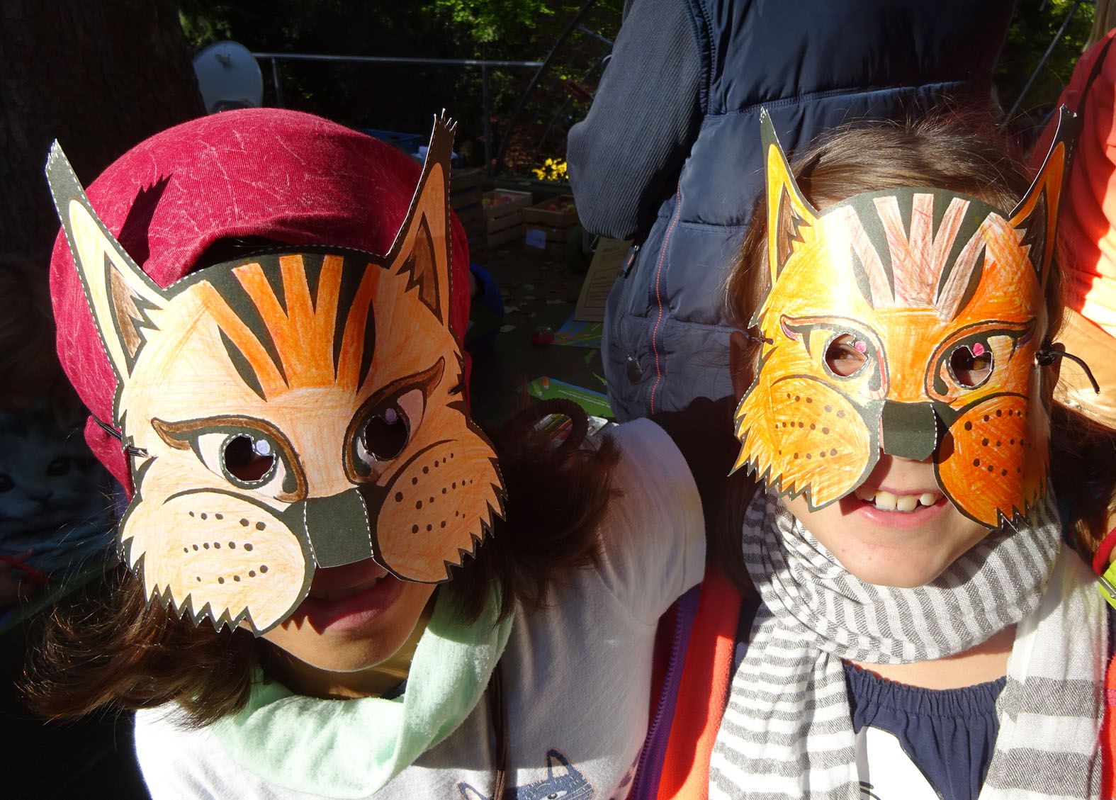 BN-Tiermasken beim Fürther Apfelmarkt 2016